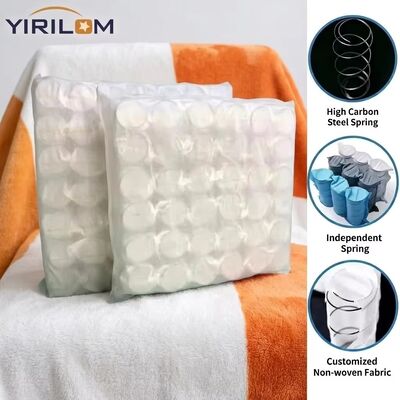 Mola ensacada de sofá de dimensões personalizadas com fio de aço de alto carbono e design silencioso para máximo conforto