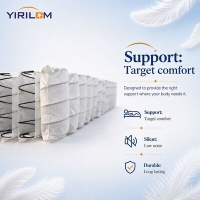Bom preço Sofá de isolamento de movimento sem ruído Primavera de bolso com fio de aço de carbono de 1,8-2,0 mm para máximo conforto on-line