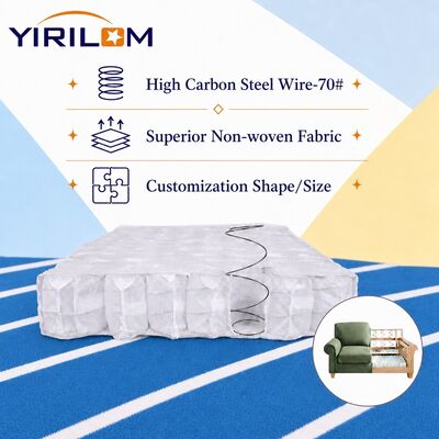 Bom preço 10cm Alto Micro Pocket Spring Unit para Deep Sofa Seat Cushion com OEM Custom Service on-line