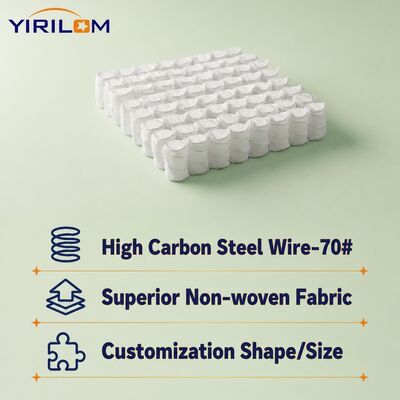 1.8mm Aço de Alto Carbono Micro Molas de Bolso para Almofada de Sofá com Design Leve e Tamanho Personalizável