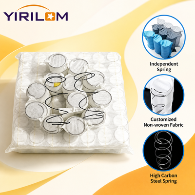 Mini Micro Molas Ensacadas para Almofada de Sofá com Fio de Aço de 1.2-1.8mm e Altura de 6-12cm Tamanho Personalizado