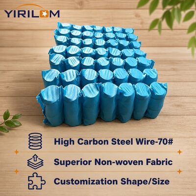 Customized Size 1.9mm Steel Wire Pocket Spring Unit for Sofa with 4-7 Turns