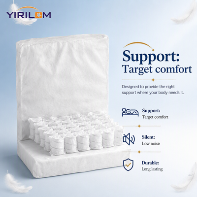 Mola de bolso para sofá em aço de 2,2 mm de tamanho personalizado com 4-7 voltas para almofada de assento