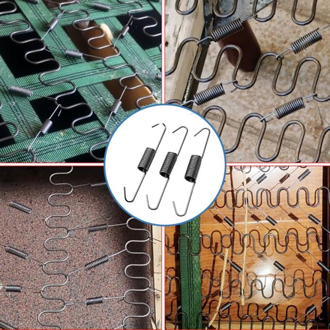 Melhor balanço de fio de aço de qualidade gancho Zigzag Spring fixação clip para sofás 5