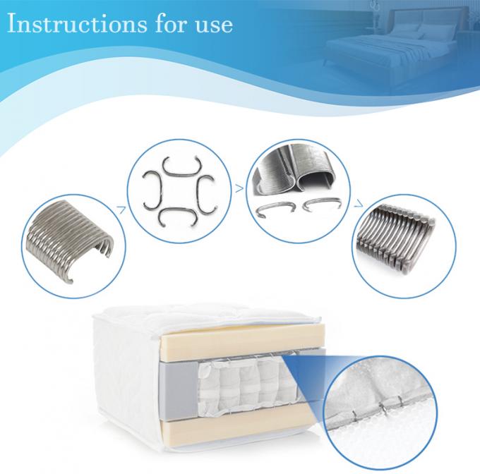 An&eacute;is galvanizados curvos de tipo C Unhos resistentes a choques Equipamentos industriais anti-soltos An&eacute;is de porco 6