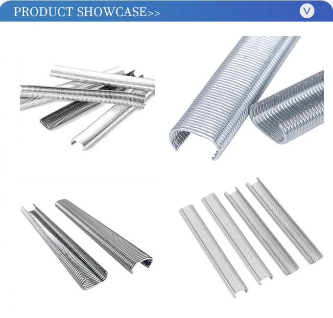 An&eacute;is galvanizados curvos de tipo C Unhos resistentes a choques Equipamentos industriais anti-soltos An&eacute;is de porco 5