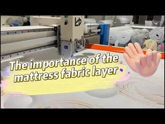 Tecido de tricô de alta densidade de poliéster 30D de 3 cm de espessura para coberturas de colchão de cama