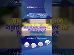 Como escolher o diâmetro do fio de aço da sua unidade de mola de bolso?