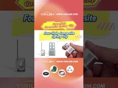 Clipes de molas de material composito