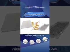 Unidade de molas comprimidas de colchão de bolso envolto independente