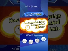 Fontes de bobina de bolso personalizadas de madeira não tecida para sofá