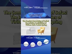 Venda Quente Oem Sofá Interior Unit Spring Pocket Pocket Spring para almofada de sofá