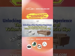 4 buracos Sofá Primavera Sofá Metal Plástico Composto Clips para Mobiliário Zigzag Primavera