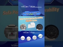 Comprimido Sofá embalado individualmente bobinas de mola de bolso para almofada de sofá