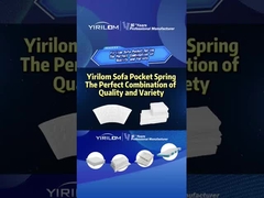 Fábrica de molas de bolso Custom Good 1.8mm Molas de bolso de almofada para fábrica de sofá