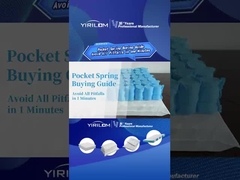 Produtor de molas de bolso de sofá personalizado molas de bolso de sofá duráveis