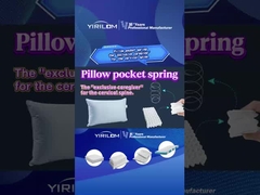 Fornecer 1.0mm aço galvanizado 3 polegadas de altura unidade de moagem de bolso moagem de bolso para travesseiro