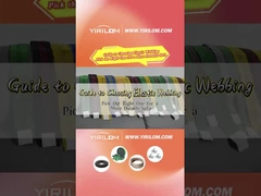 Cintas de Borracha de Polipropileno de 1,4 mm para Sofá, 50 Jardas, Cor Personalizada