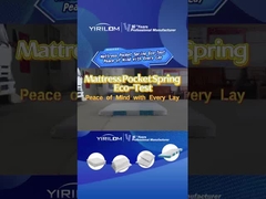 Fabricação mais barata 10 polegadas 3 zona bobinas de moagem de bolso para colchão