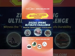 Preço barato Sofá curvo Zigzag personalizado Primavera para fabricação de sofá