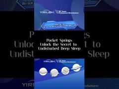 Fábrica de colchões de molas de bolso fornecer aço de alto carbono fio de bolso bobina de molas