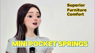 Almofadas de mola ensacada para móveis