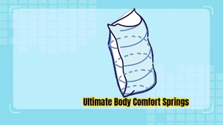 Molas ensacadas de suporte corporal direcionadas